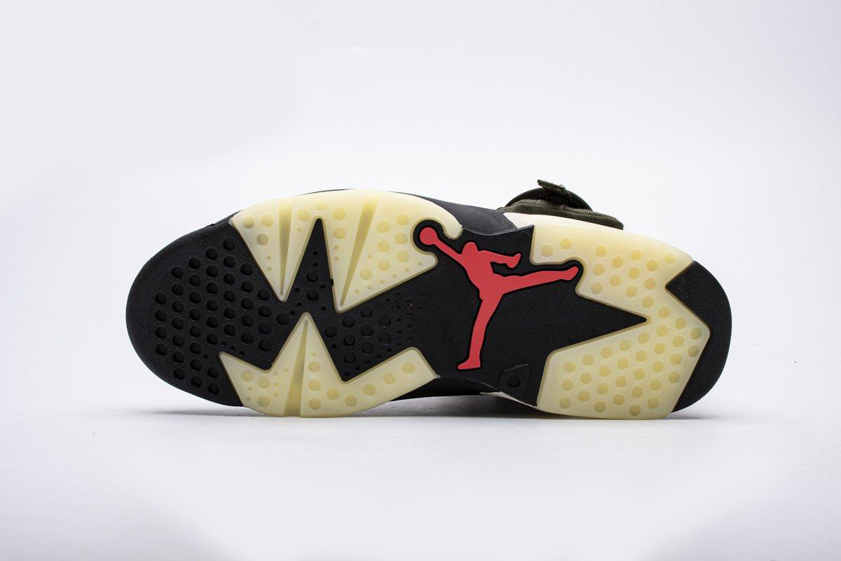 Travis Scott X Air Jordan 6 “Medium Olive” - view 4