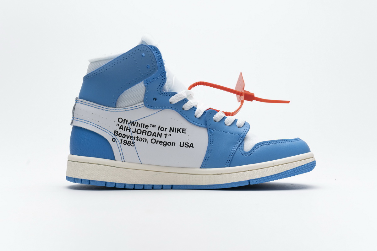 Jordan 1 Retro High Off-White University Blue Update Lace - view 7