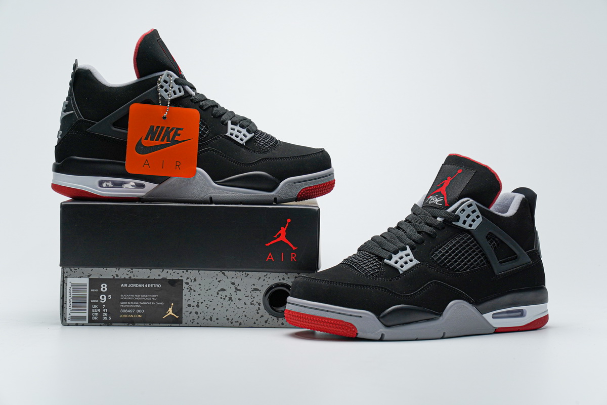 H12 Jordan 4 Retro Bred (2019) - view 1