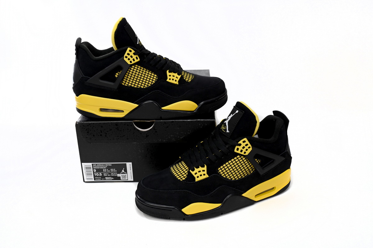 Air Jordan 4 Thunder Yellow - view 2