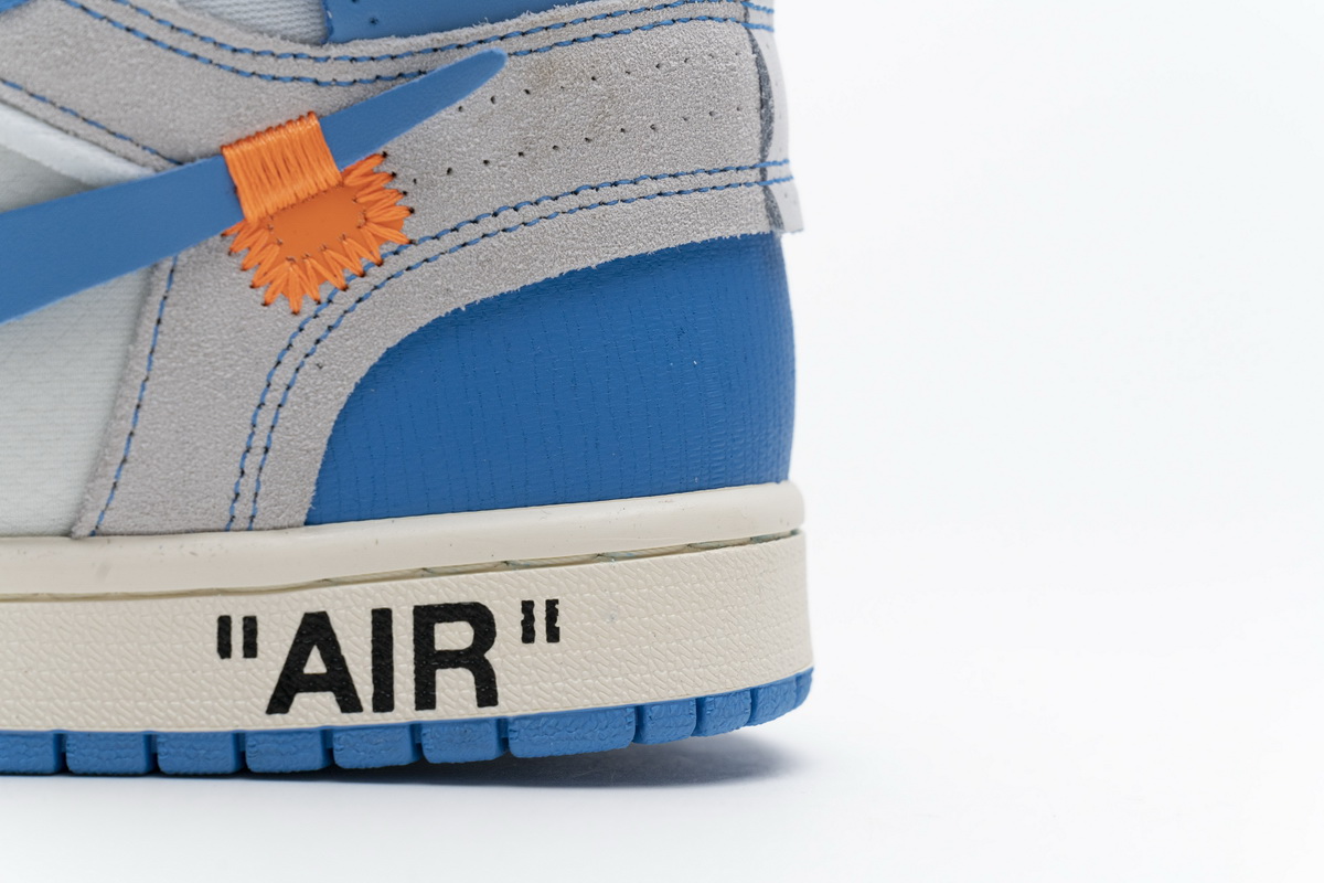 Jordan 1 Retro High Off-White University Blue Update Lace - view 9