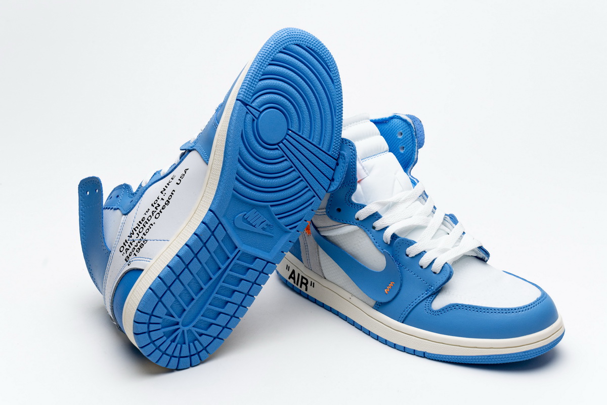 Jordan 1 Retro High Off-White University Blue Update Lace - view 5