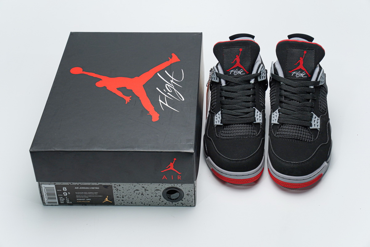 H12 Jordan 4 Retro Bred (2019) - view 2