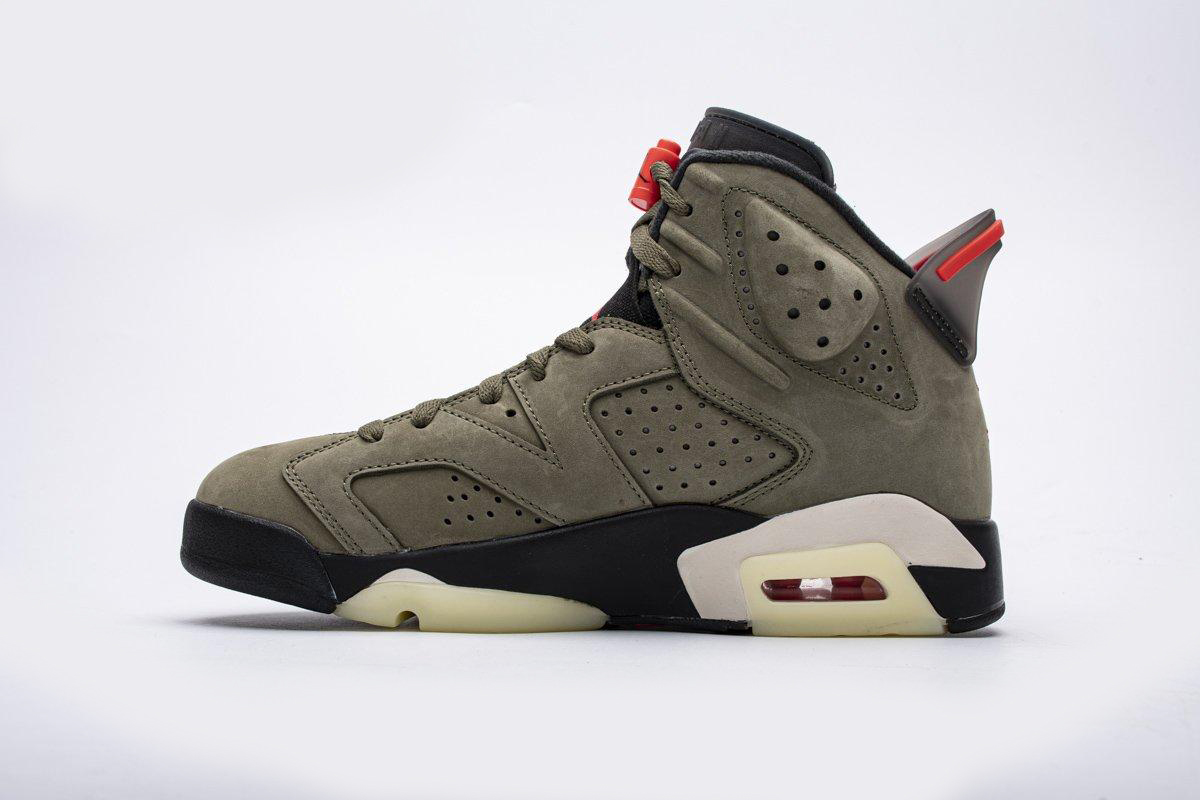Travis Scott X Air Jordan 6 “Medium Olive” - view 2